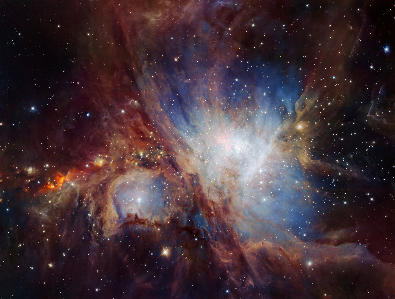 Nebula Orion dalam inframerah